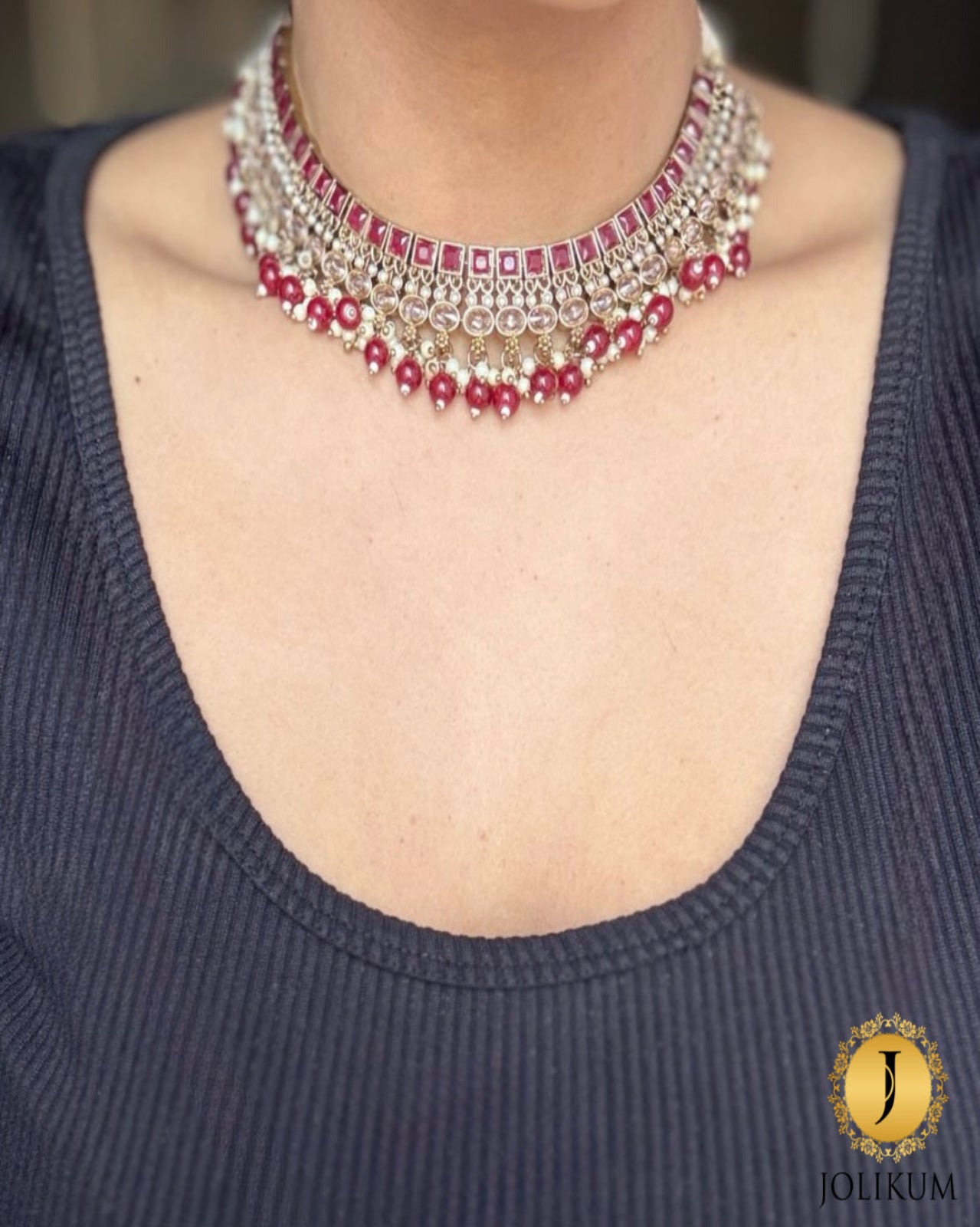 Red Choker Set