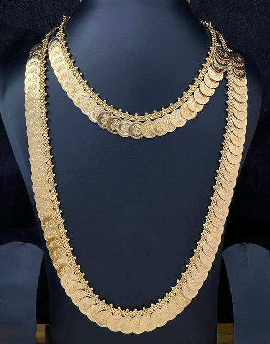Kaasu Malai Necklace & Haram Set