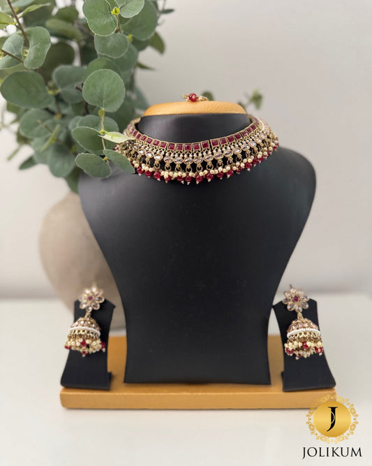 Red Choker Set